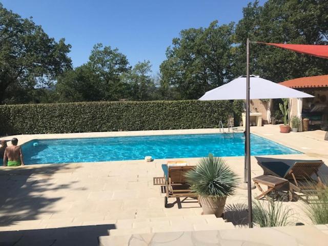 Petit Mas Provençal: Cozy Forest Retreat with Jacuzzi and Pool Saint-Paul-en-Foret Exterior photo